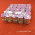 Warna putih lilin 14g 4 jam Kilang lilin Tealight emas